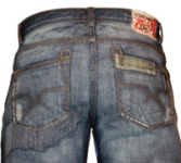 Modern Stitch Jeans: lasered and stoned sexy beast